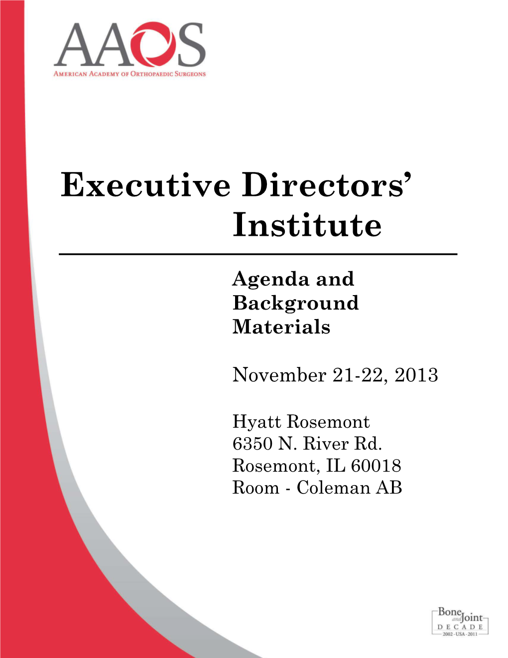 Executive Directors' Institute