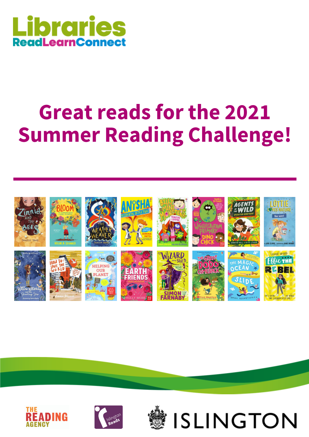 Great Reads for the 2021 Summer Reading Challenge!