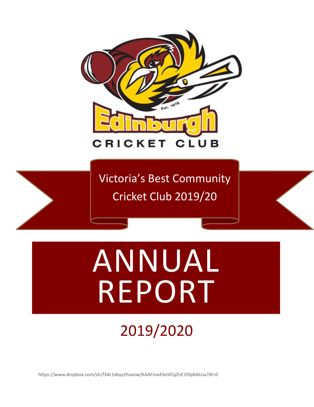 Victoria's Best Community Cricket Club 2019/20