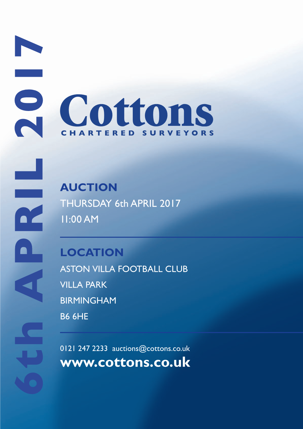 AUCTION THURSDAY 6Th APRIL 2017 11:00 AM