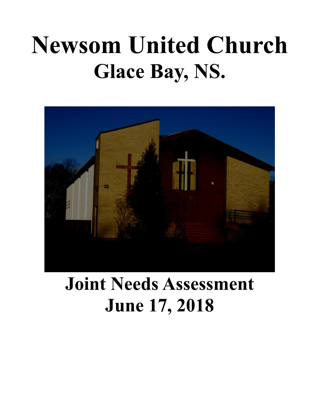 Newsom United Church Glace Bay, NS