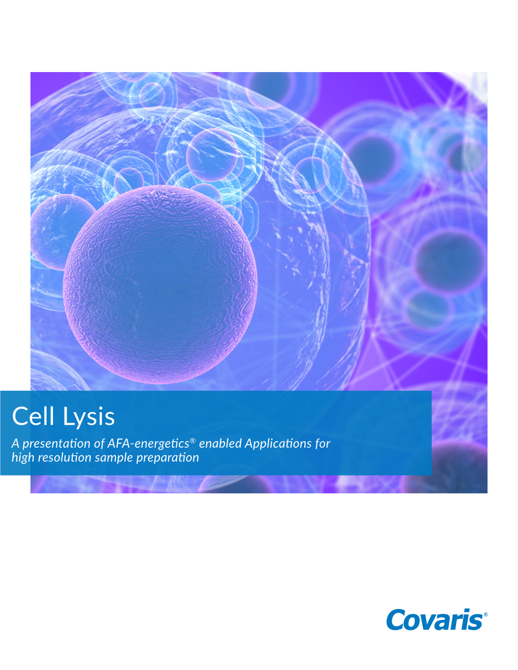 Cell Lysis of Patient Derived Xenografts (Pdxs)