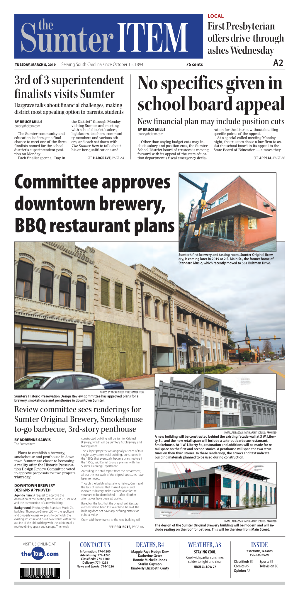 Committee Approves Downtown Brewery, BBQ Restaurant Plans