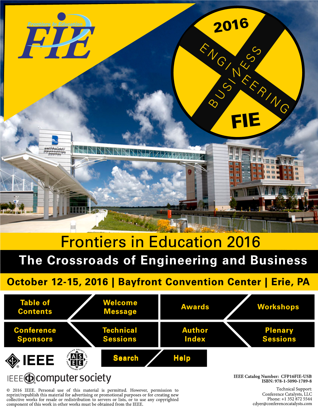 Frontiers in Education 2016 Proceedings