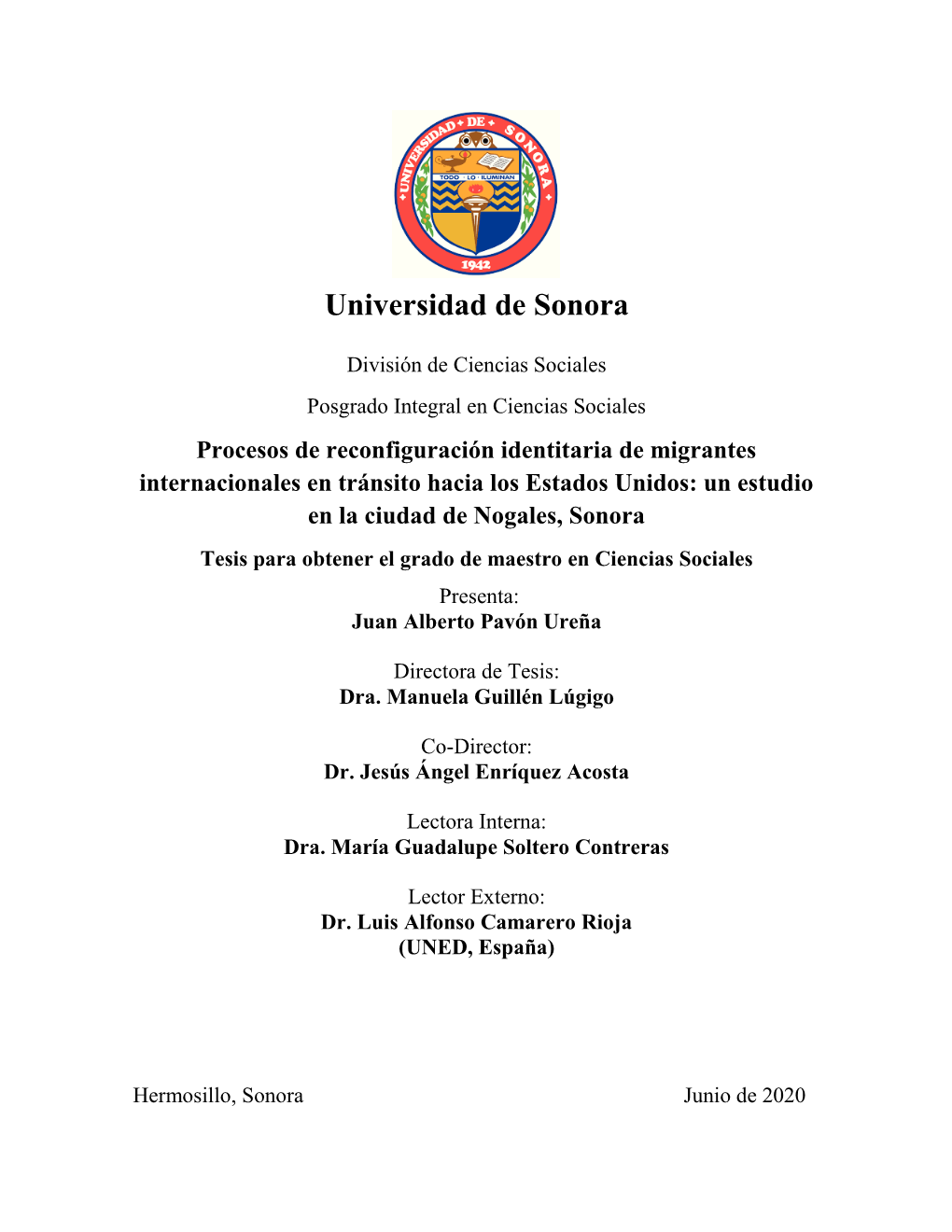 Universidad De Sonora