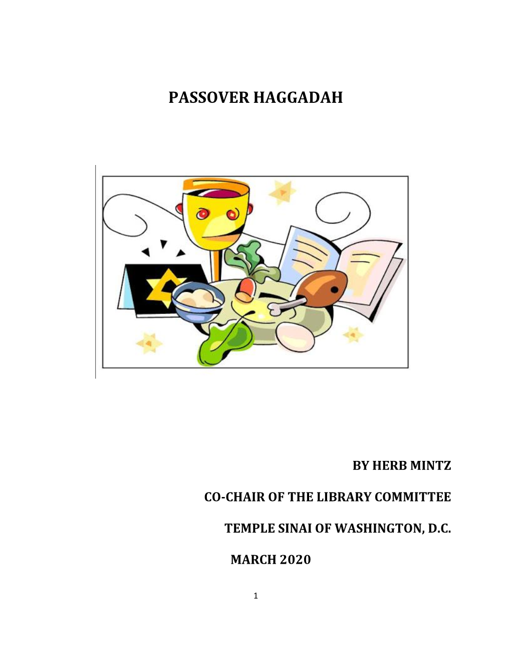 Passover Haggadah 2020