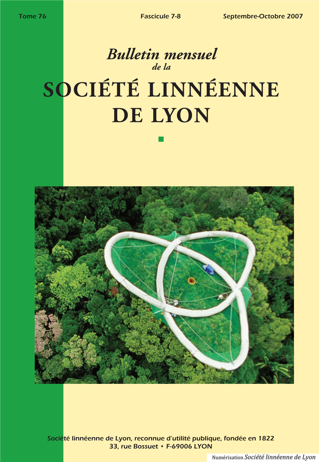 Société Linnéenne De Lyon