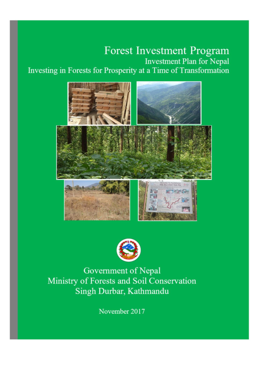 Government of Nepal Ministry of Forests and Soil Conservation