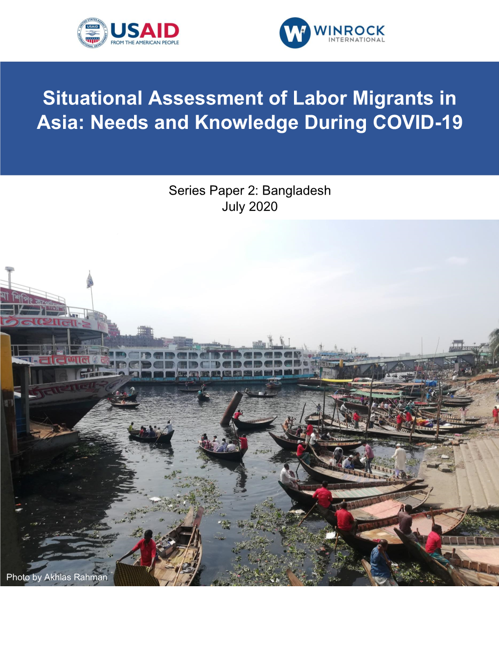 Situational Assessment of Labor Migrants in Asia: Needs and Knowledge During COVID-19