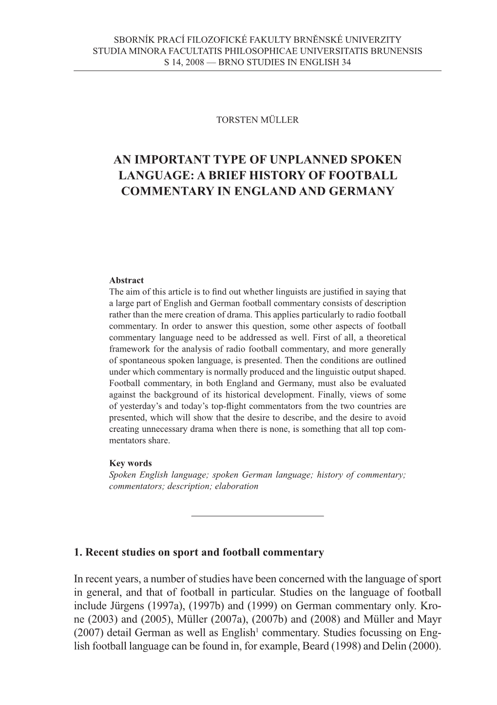 A Brief History of Football Commentary in England and Germany