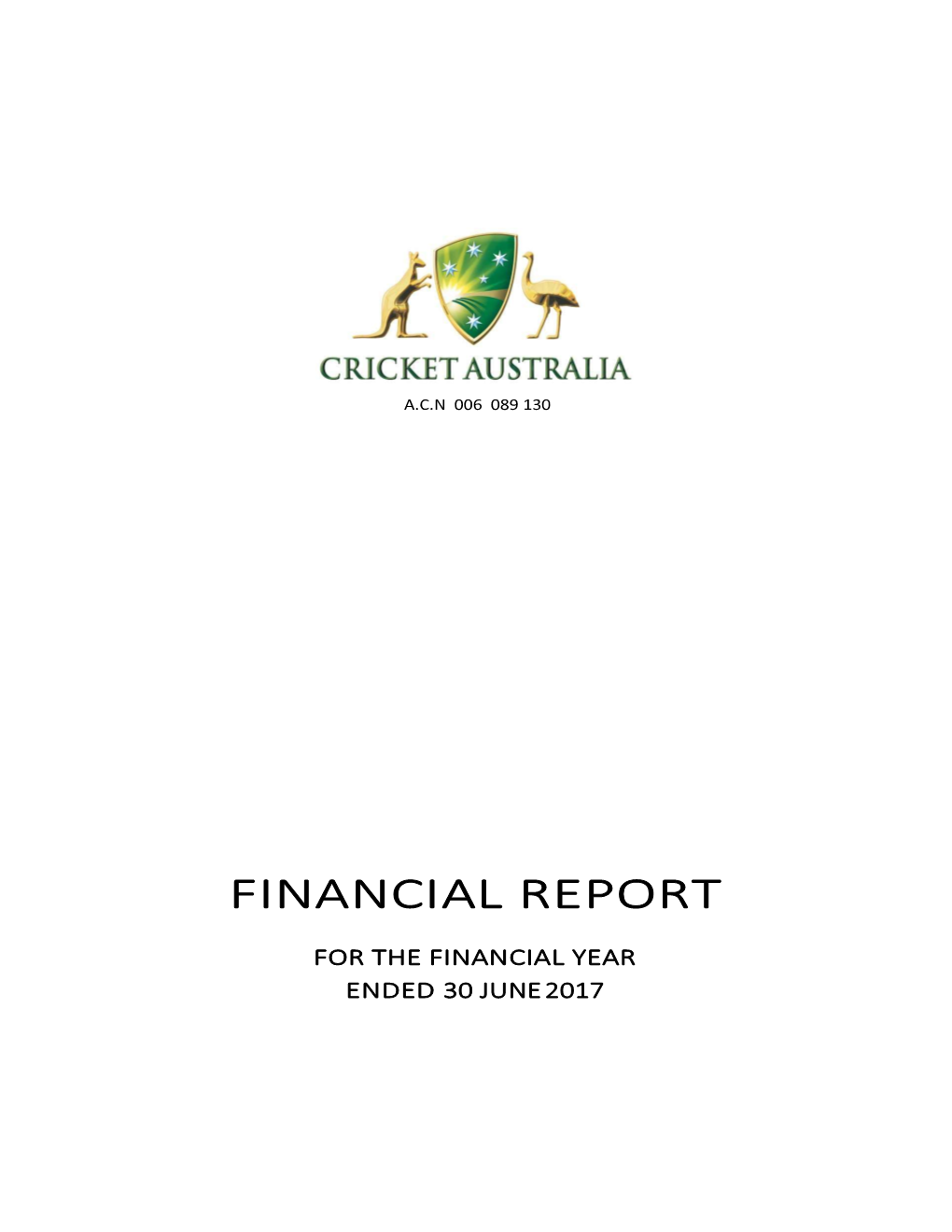 Financial Report