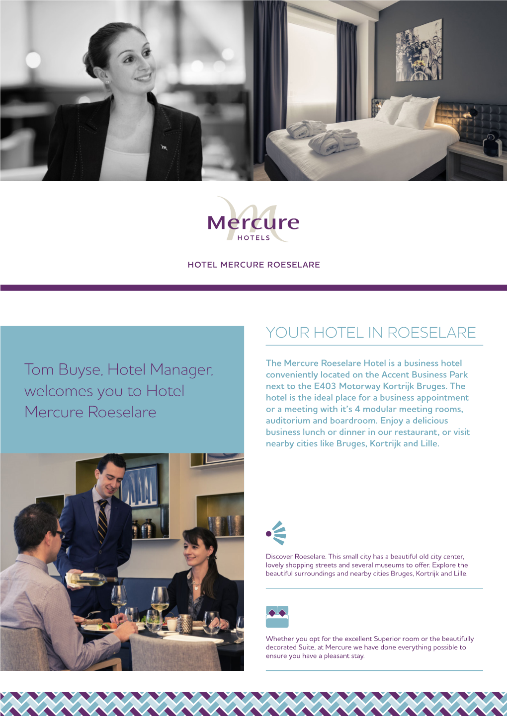 Tom Buyse, Hotel Manager, Welcomes You to Hotel Mercure Roeselare