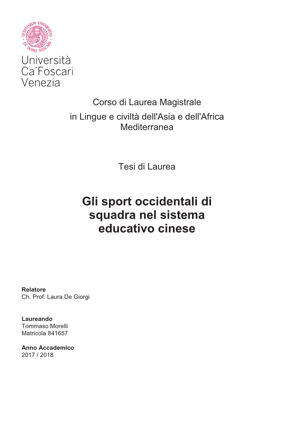 Gli Sport Occidentali Di Squadra Nel Sistema Educativo Cinese