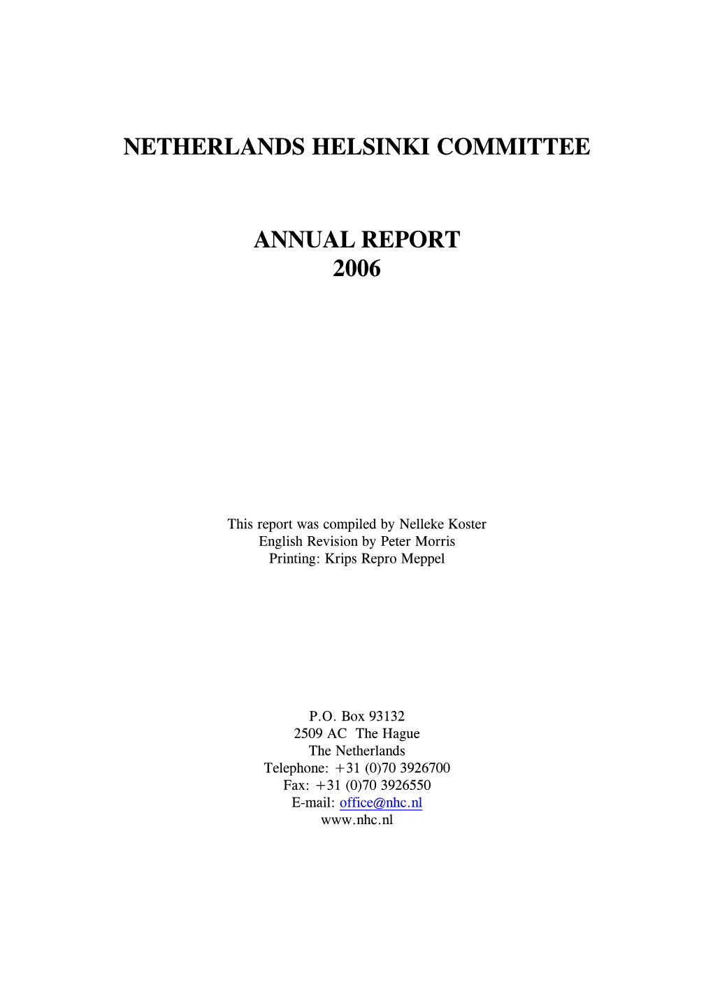 Annual Report 2006