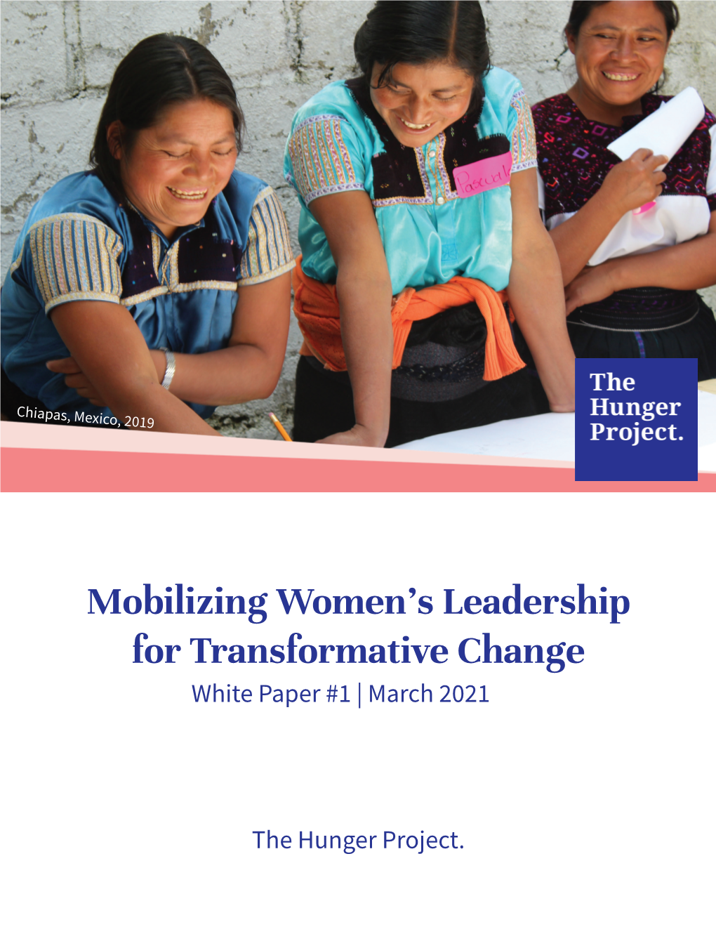 Mobilizing Women's Leadership for Transformative Change