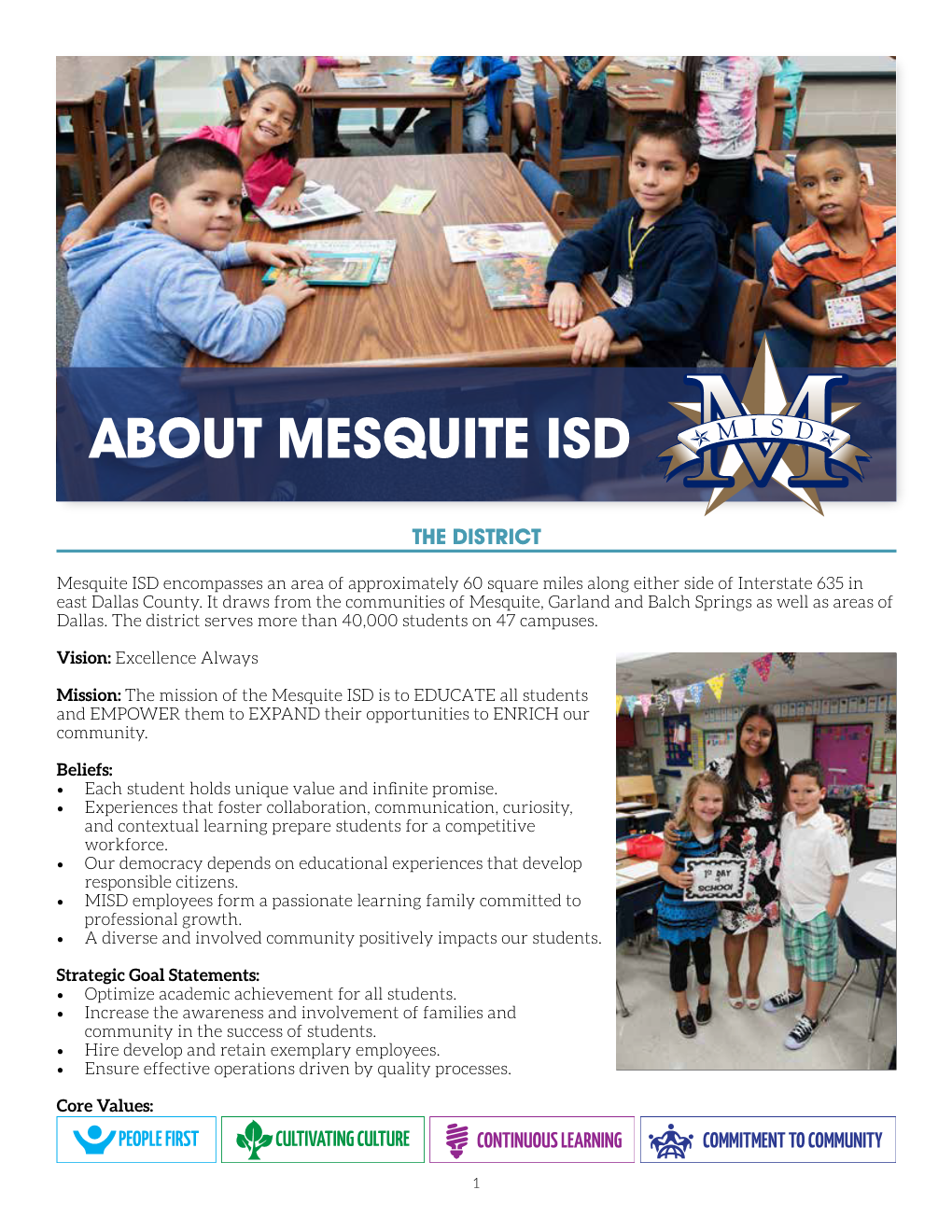 About Mesquite Isd