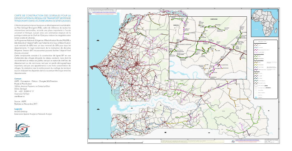 Densification Du Réseau De Transport Moyenne Tension Au Sénégal