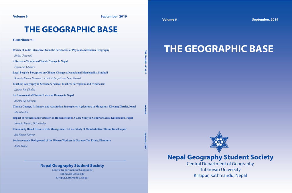 Geographic Base, Vol 6, 2019