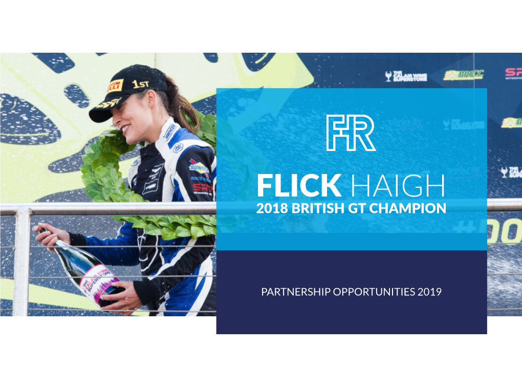 Flick Haigh 2018 British Gt Champion