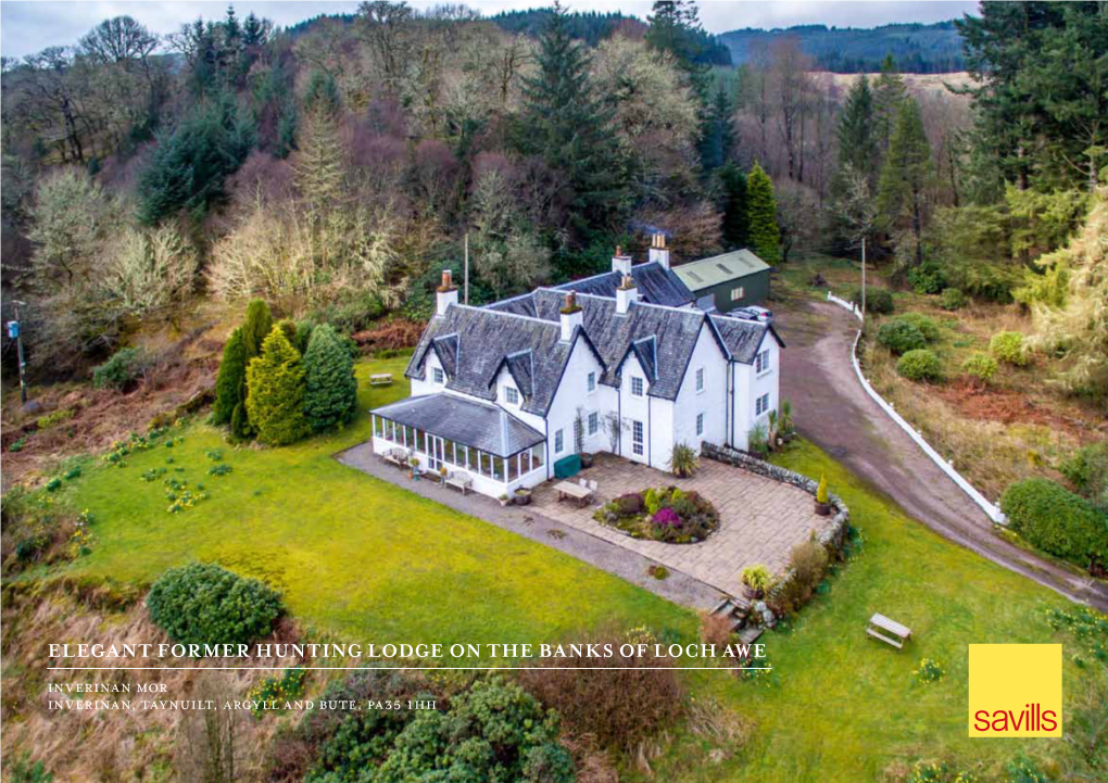 Elegant Former Hunting Lodge on the Banks of Loch Awe Inverinan Mor Inverinan, Taynuilt, Argyll and Bute, Pa35 1Hh