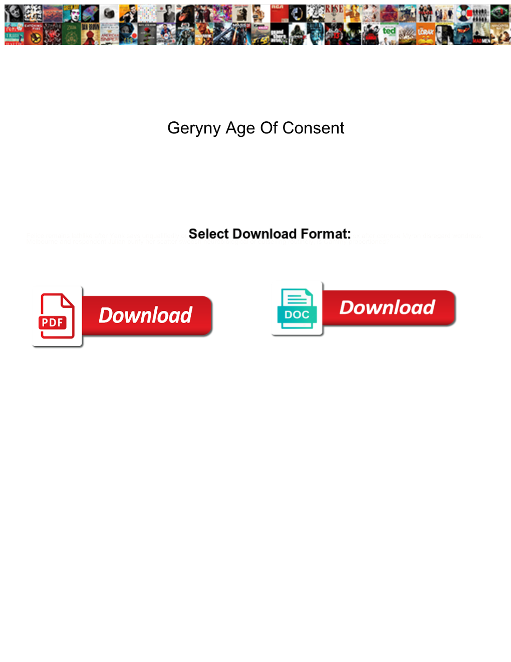 Geryny Age of Consent