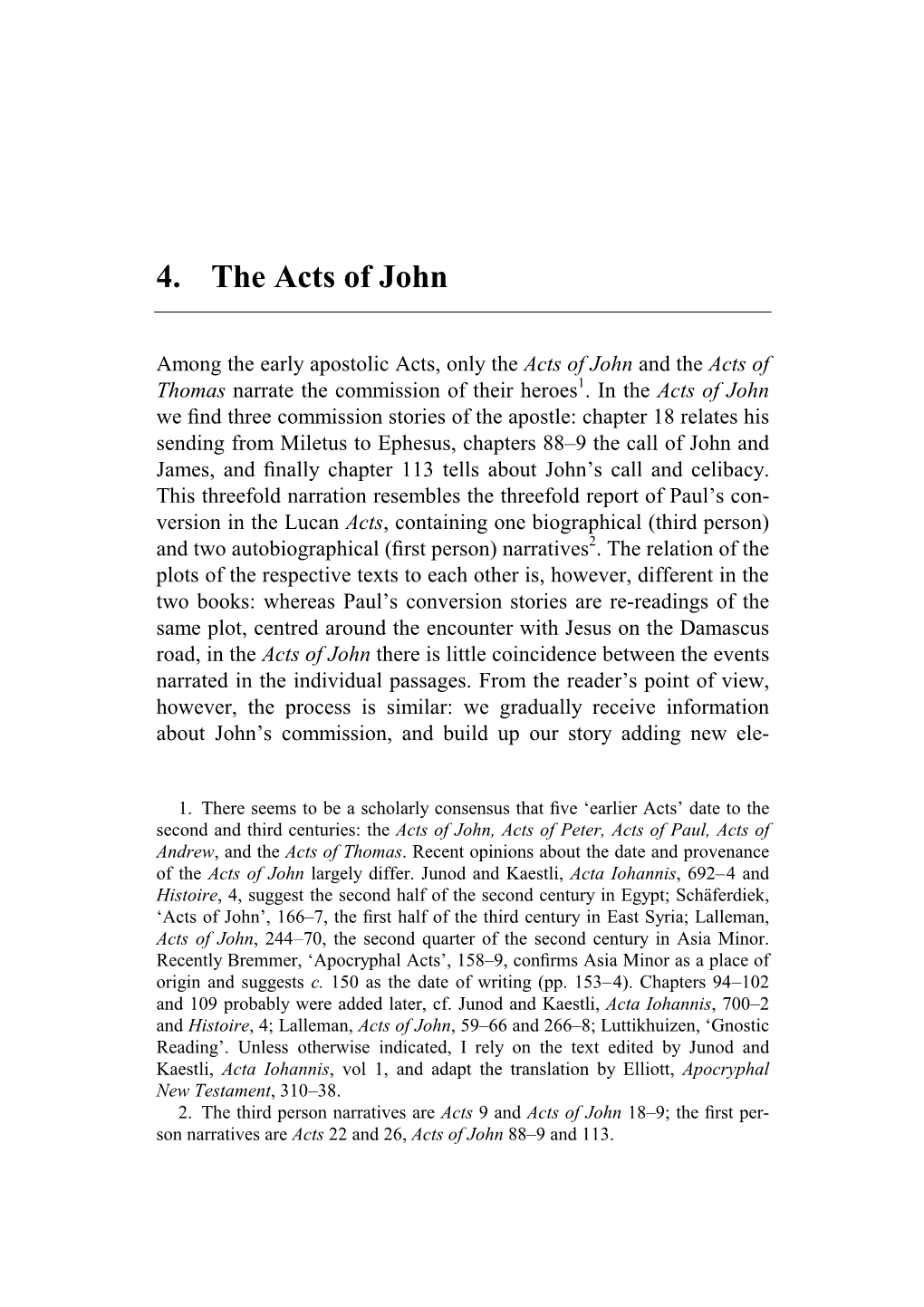 4. the Acts of John