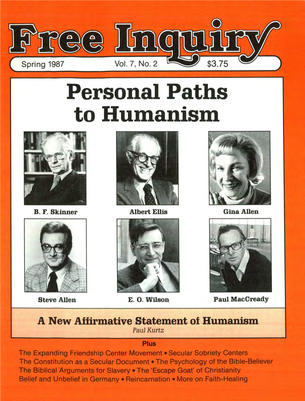 Personal Paths to Humanism