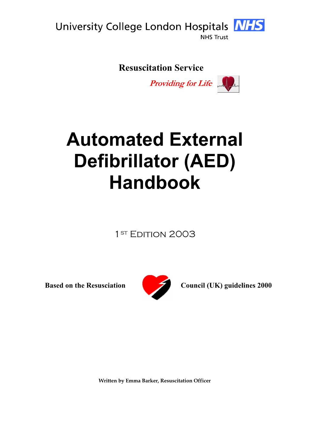 AED) Handbook