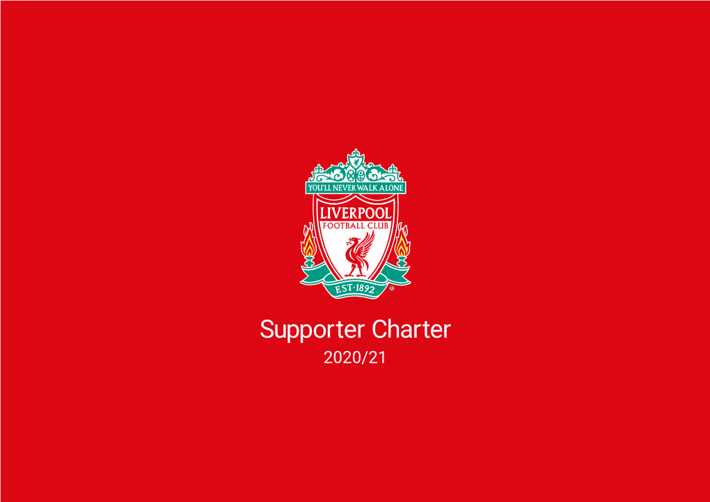 Supporter Charter 2020/21