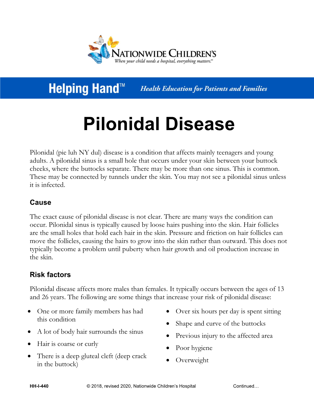 Pilonidal Disease