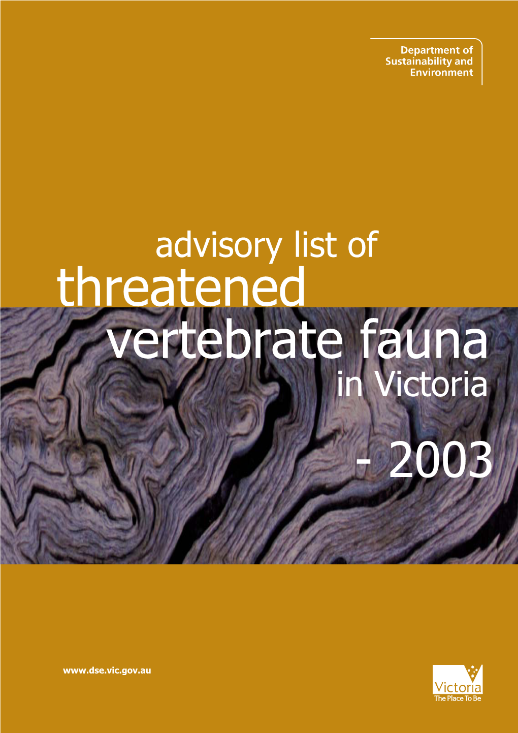 Threatened Vertebrate Fauna in Victoria - 2003