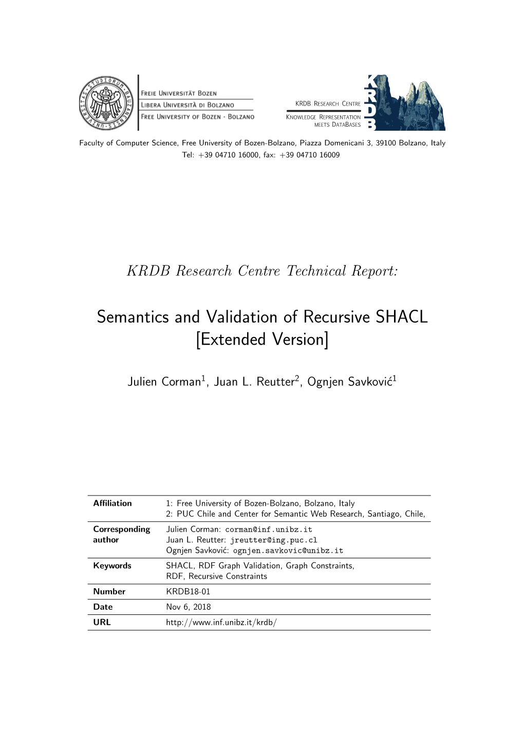 Semantics and Validation of Recursive SHACL [Extended Version]