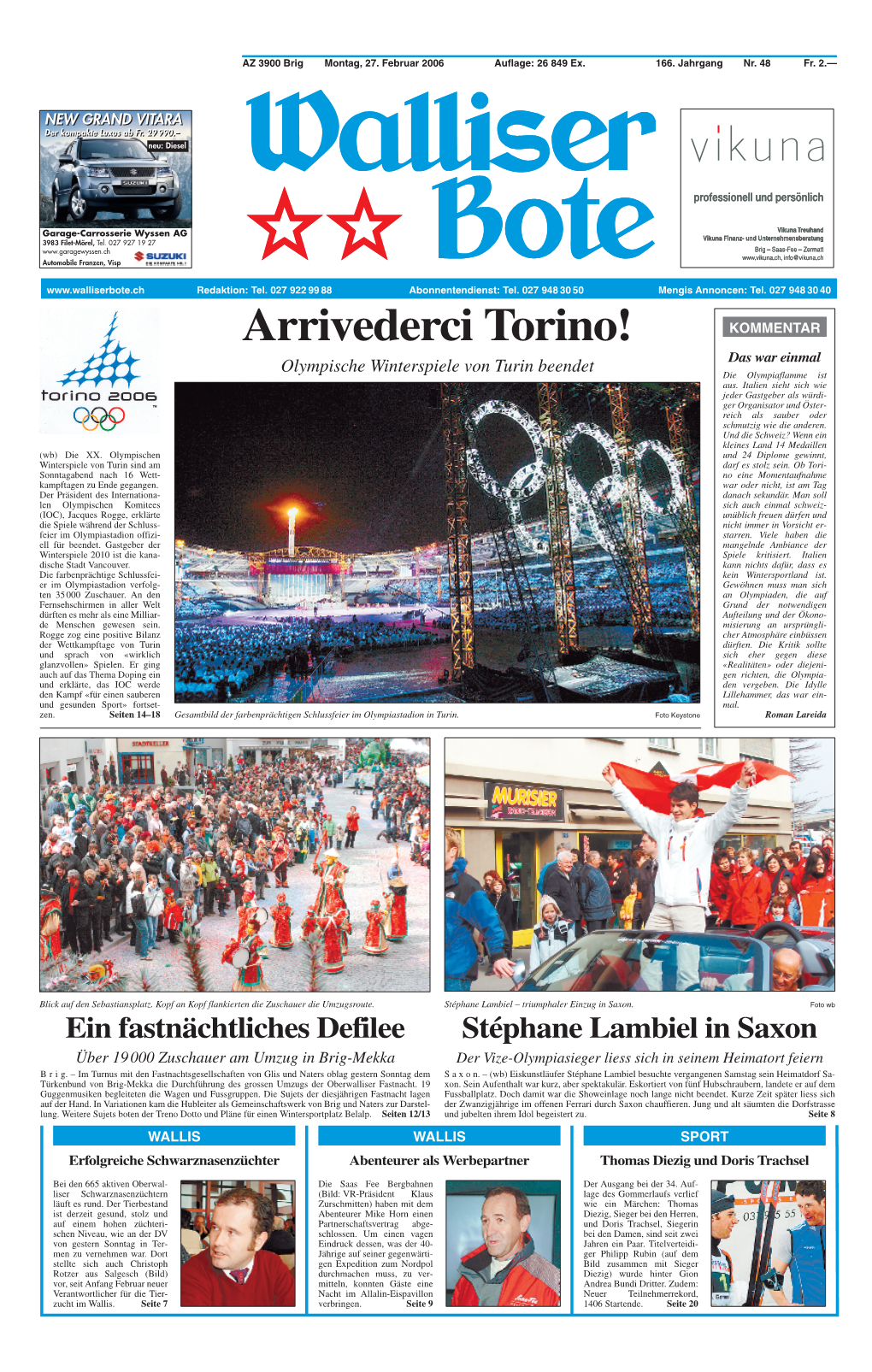 Arrivederci Torino! KOMMENTAR Olympische Winterspiele Von Turin Beendet Das War Einmal Die Olympiaflamme Ist Aus