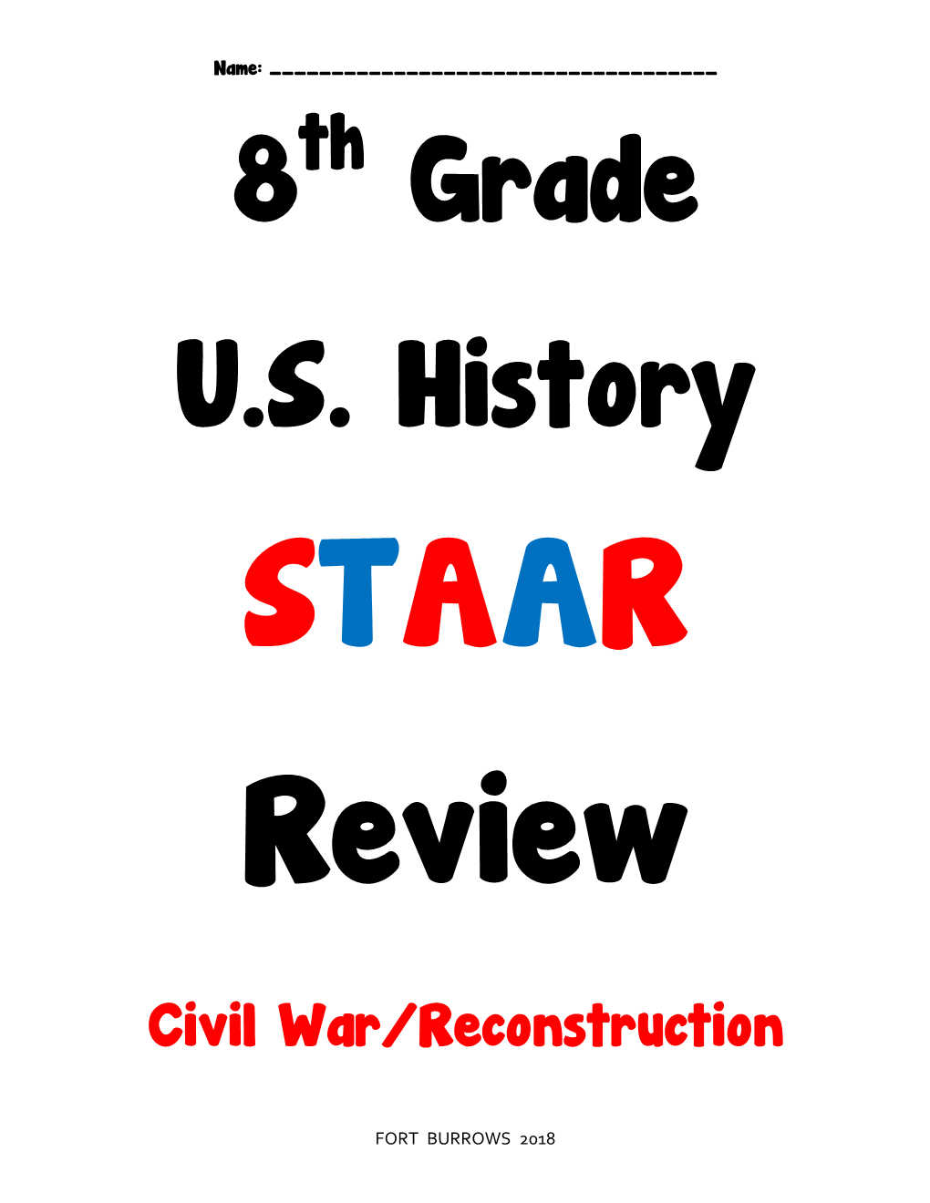 Civil War/Reconstruction