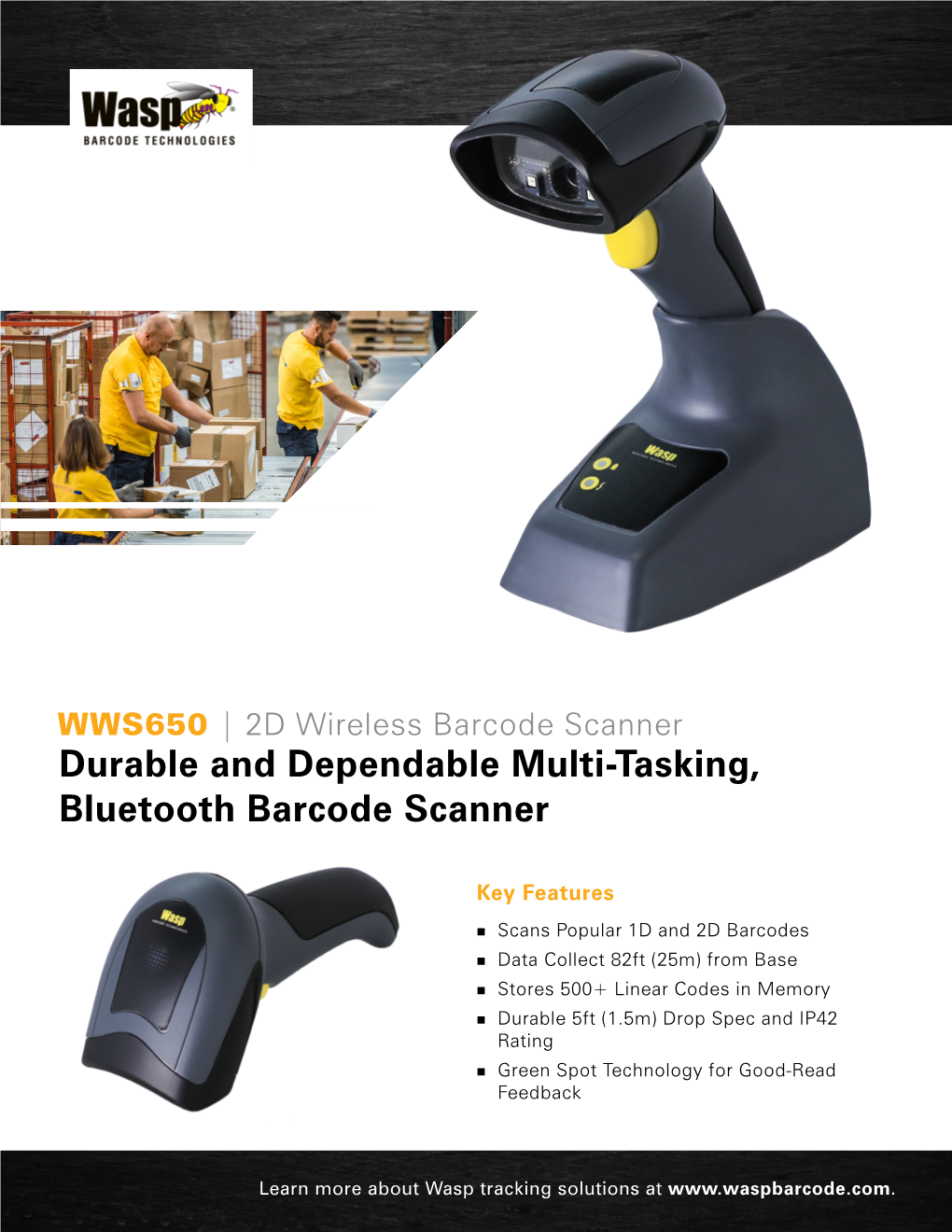 Durable and Dependable Multi-Tasking, Bluetooth Barcode Scanner