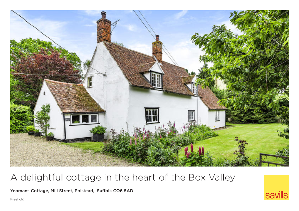 A Delightful Cottage in the Heart of the Box Valley