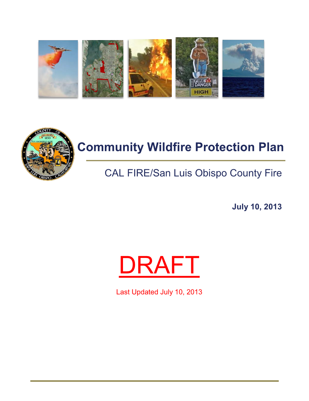 Community Wildfire Protection Plan Plan