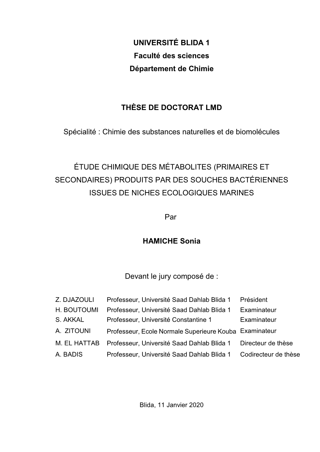 Chimie Des Substances Naturelles Et De Biomolécules