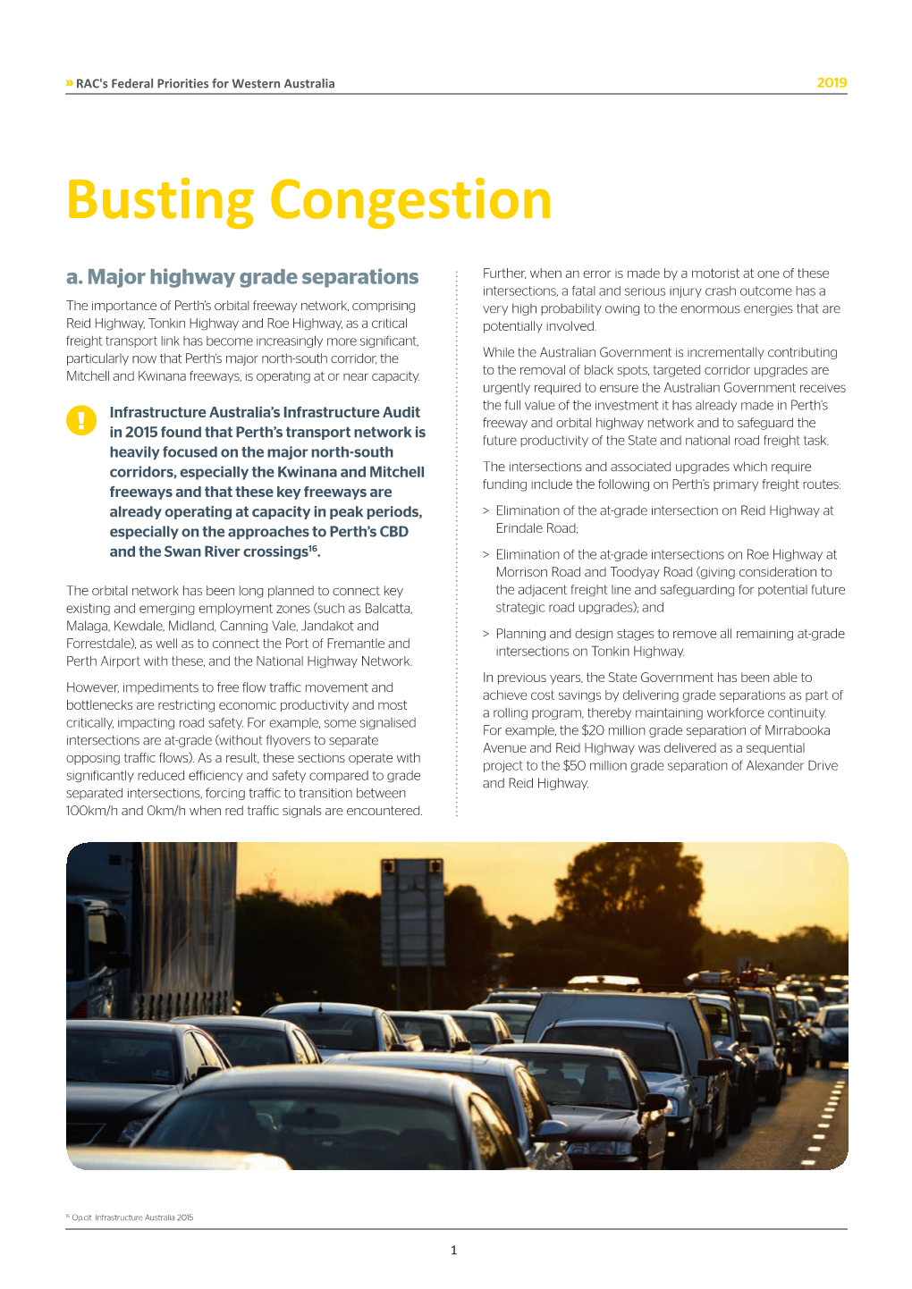 Busting Congestion A