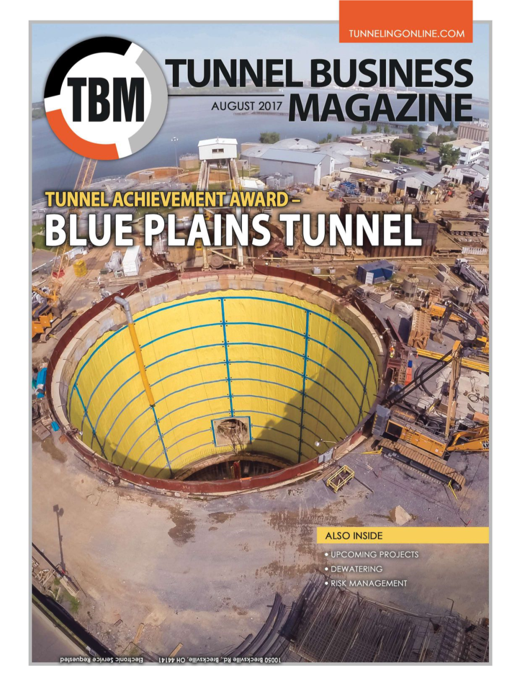 Construction of a Base Tunnel 3.1 Project Description a Fictitious Sample Project Is Used in This Paper to Illustrate the Process