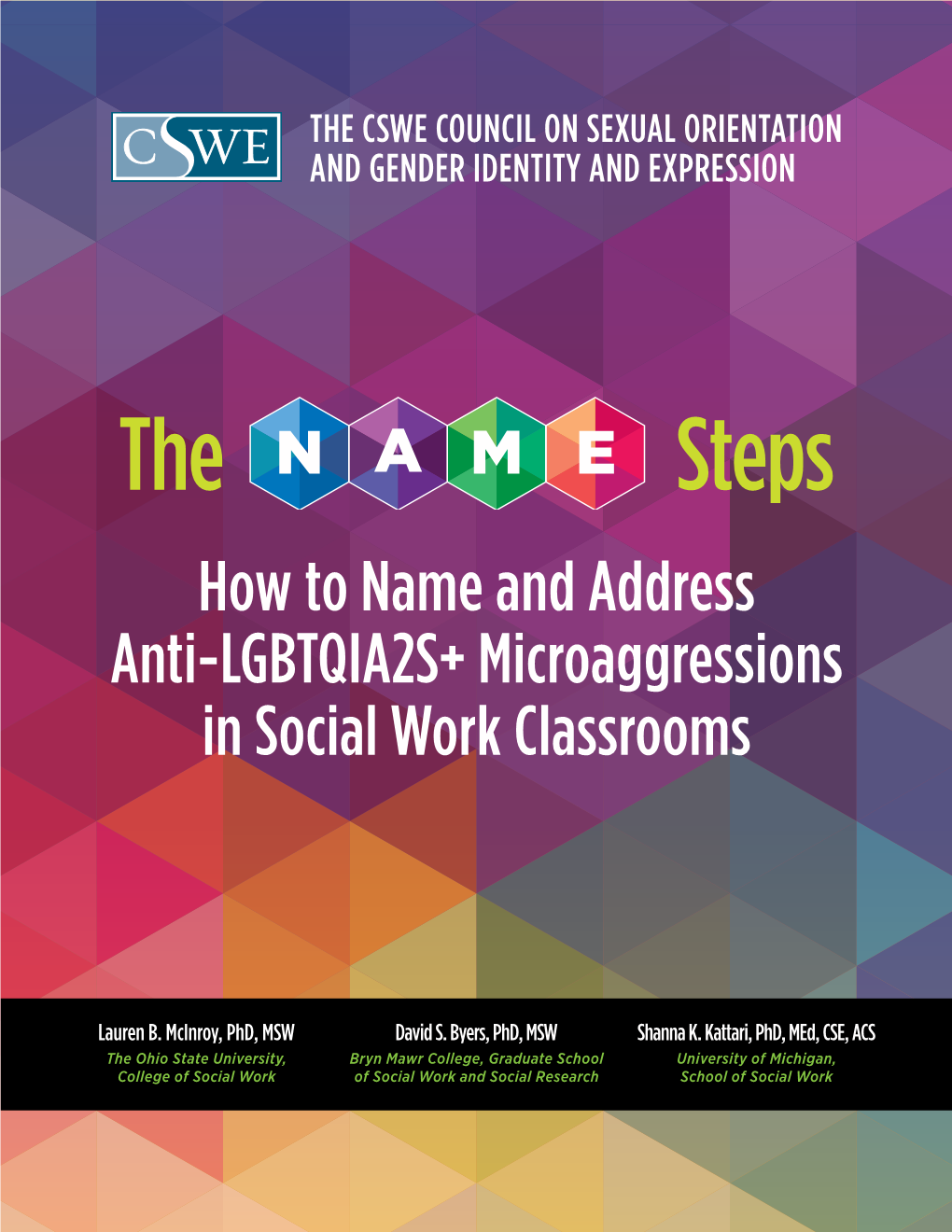 The NAME Steps: How to Name and Address Anti- LGBTQIA2S+ Microaggressions in Social Work Classrooms