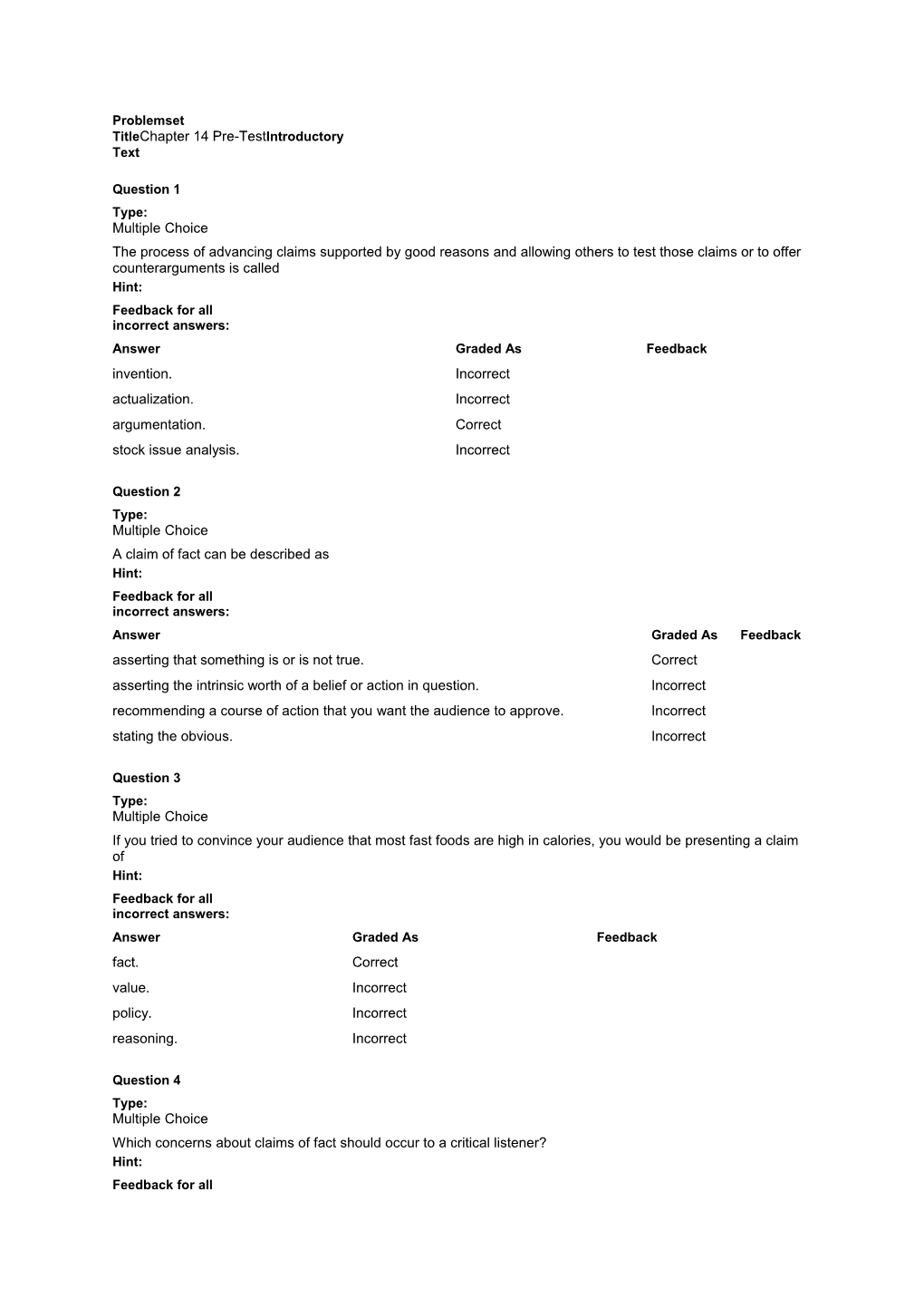 Problemset Titlechapter 14 Pre-Testintroductory Text