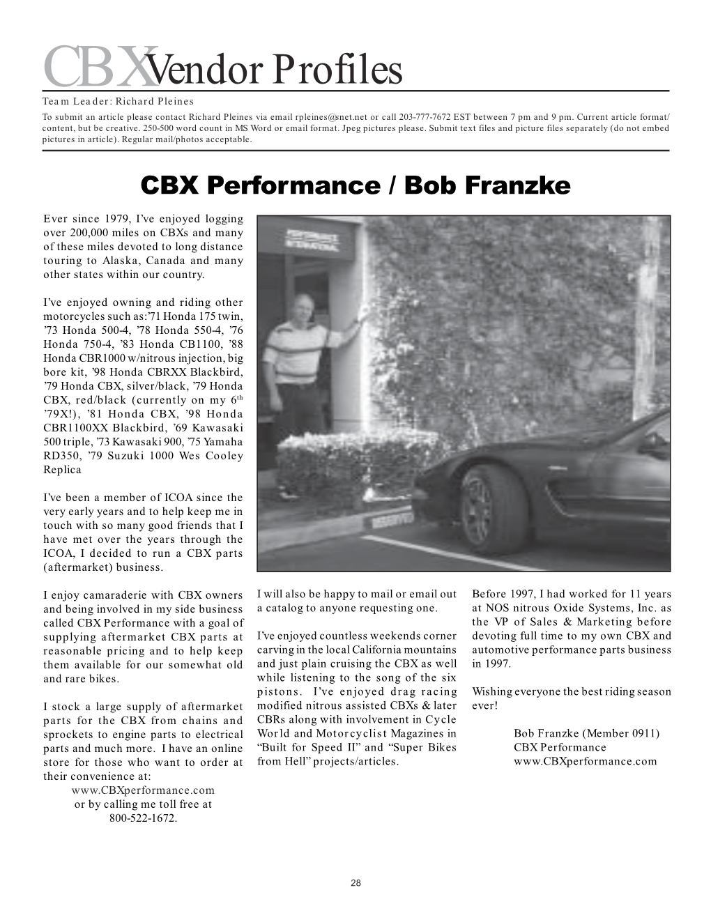 CBX Performance / Bob Franzke