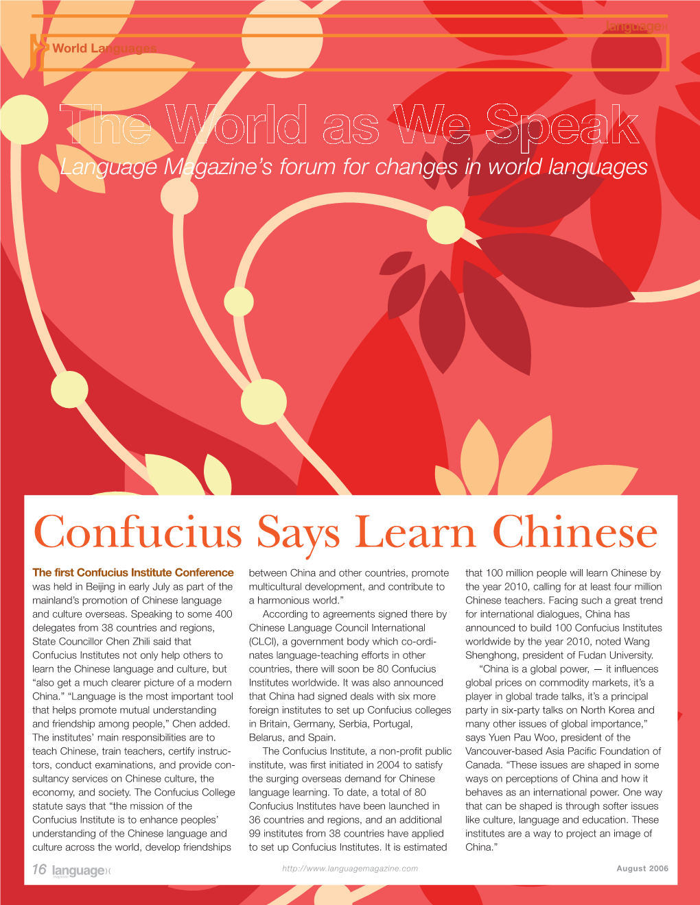 Confucius Says Learn Chinese