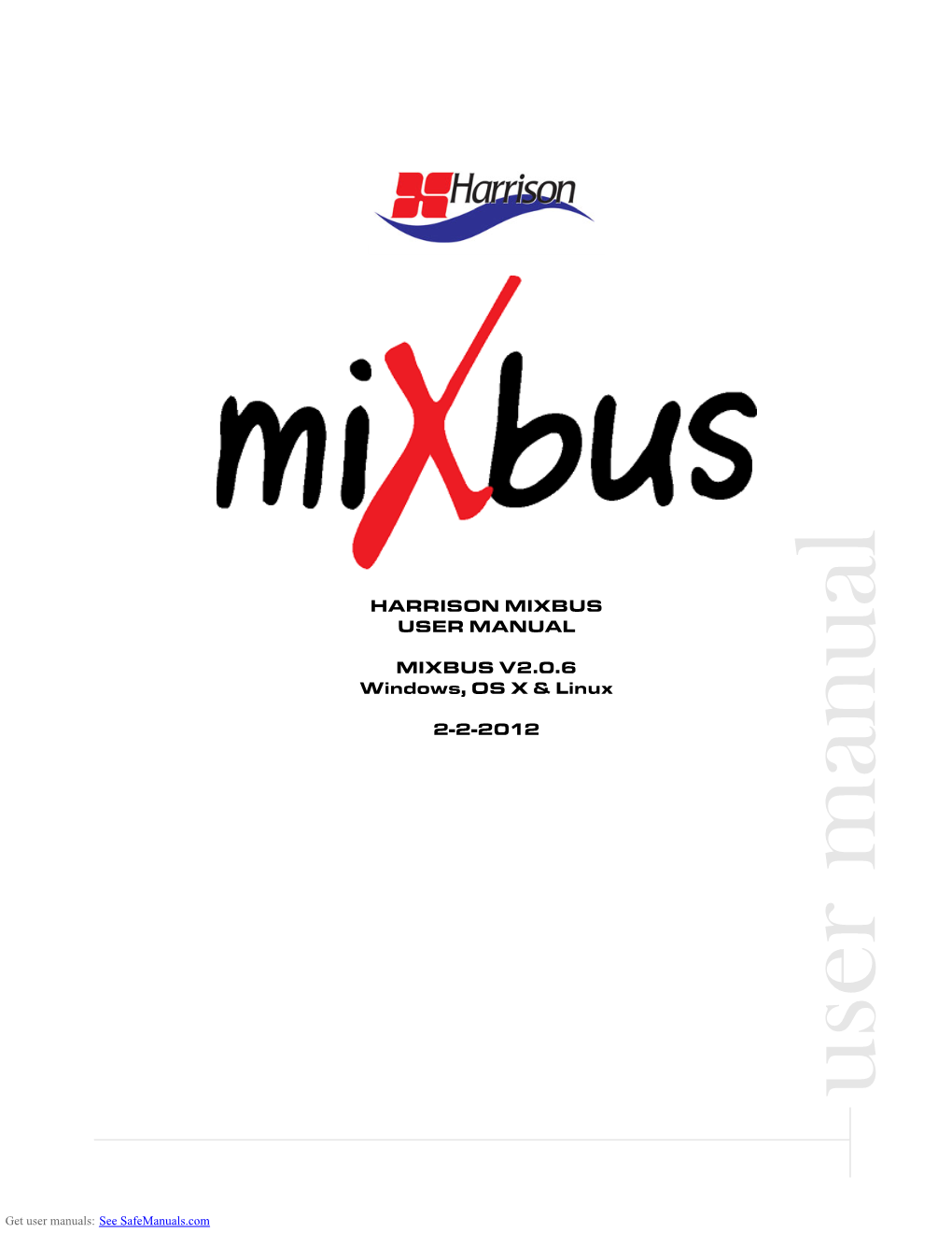 Harrison Mixbus User Manual Mixbus V2