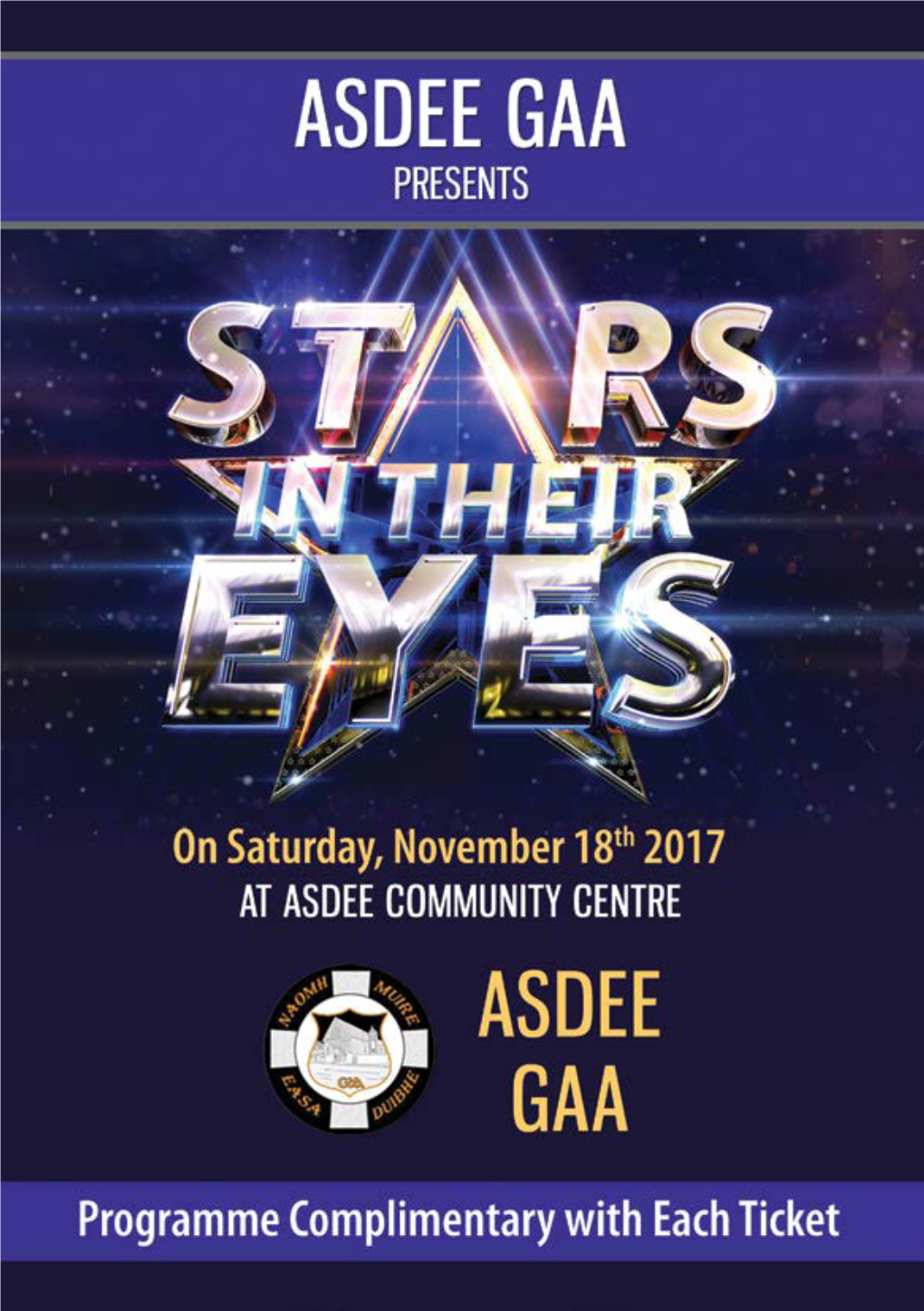 Asdee Stars in Their Eyes Programme 2017