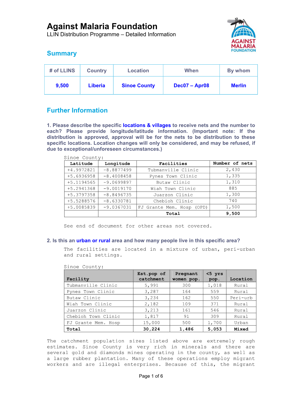 Distribution Proposal