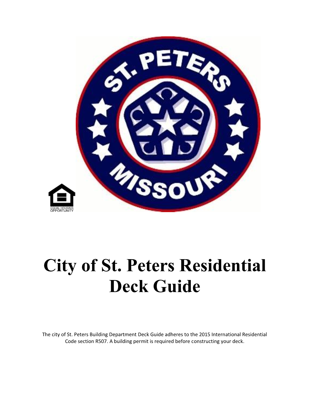 City of St. Peters Residential Deck Guide