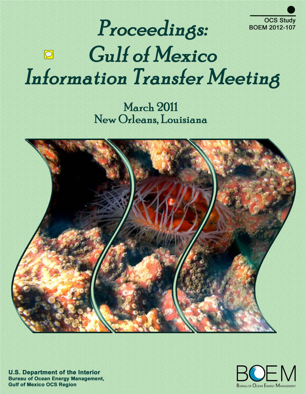 Proceedings: Twenty-Sixth Gulf of Mexico Information Transfer Meeting, March 2011