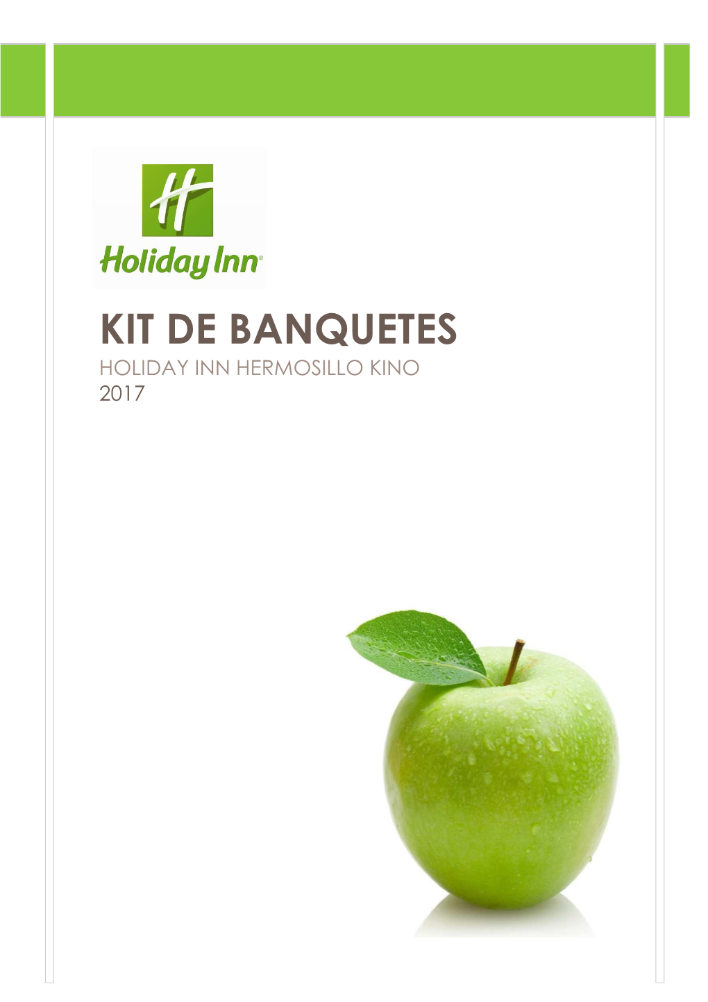 Kit Banquetes Holiday Guadalajara Select 2015